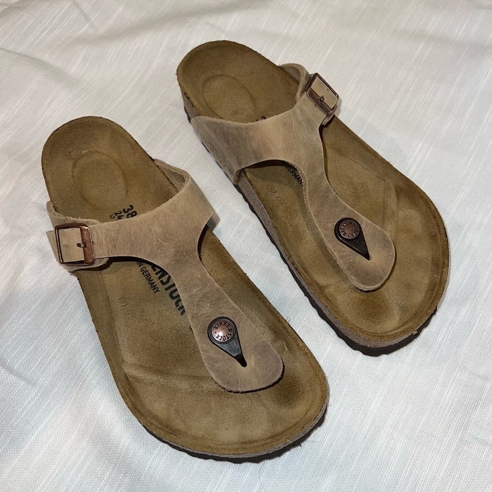 Birkenstock Gizeh Sandals - worn once!!